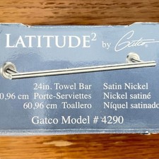 GATCO 4290-SN 24'' Latitude II Towel bar, Satin Nickel