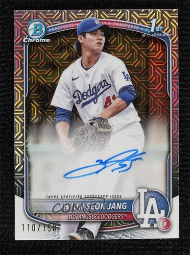 2025 Bowman Chrome Prospect HTA Choice Refractor /150 Hyun-Seok Jang Auto