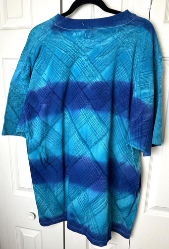 Neu Vintage Maui T-Shirt Delphin Sonnenuntergang Batik blau Hanes beefy T XXL 2XL Neu mit Etikett - Bild 4 von 7
