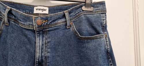 Herren WRANGLER JEANS Blue Denim W 38 L 30 "Texas" Reißverschluss 5 Pocket Design - Bild 2 von 5