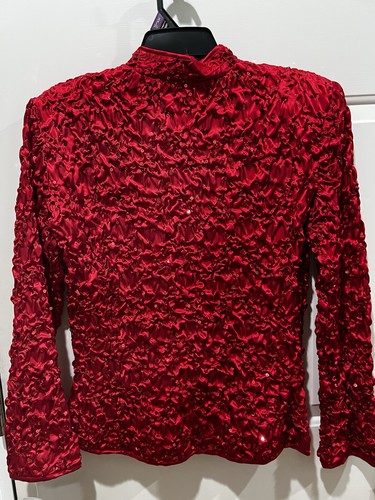 MSK NWT Red Jacket Cinched Cocktail size L - Picture 6 of 6
