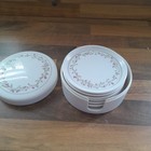 Vintage Set Of 6 Eternal Beau Coasters And Case Melamine 10cm Cloverleaf
