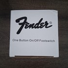 Fender One Button On/Off Footswitch Pedal
