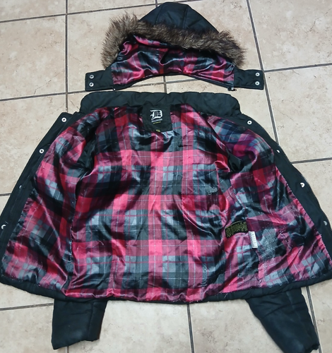 Dollhouse Medium Parka Black 754268K-65 With Removable Hood Pre-Owned Great Cond - Picture 16 of 16