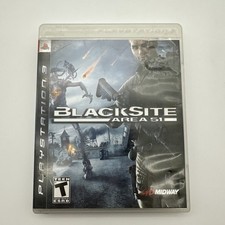 BlackSite: Area 51 (Sony PlayStation 3, 2007) PS3 CIB Missing Reg Card