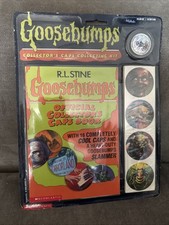  Goosebumps Official Collectors Cap Book Stine Eng SEALED NOS