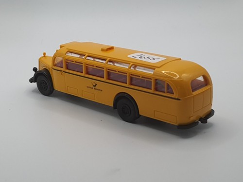 Z655 Brekin H0 1:87 Deutsche Post Mercedes Benz O 5000 Gelb Postbus Postauto - Imagen 6 de 7