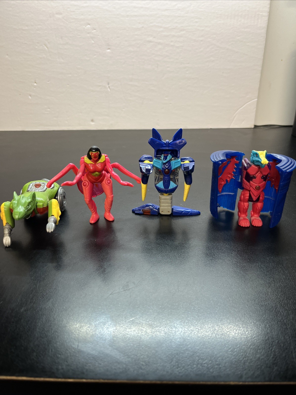 Vintage 1996 2000 Transformers McDonalds Happy Meal Beast Wars Lot of 4 W5