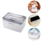 1pc Marbling Tissue Box Creative Tissue Storage Container Phone Support Rack