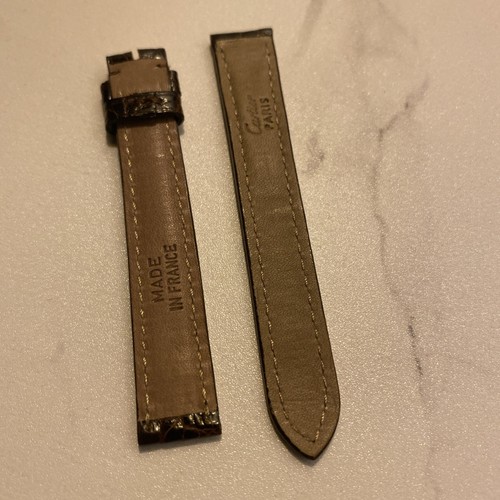 Genuine New Cartier 13mm x 12mm Leather Watch Band Strap - Picture 6 of 9