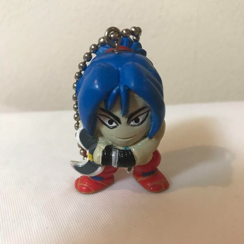 Samurai Shodown SNK figure key chain Basara mascot retro Japan anime m630 - Picture 8 of 14