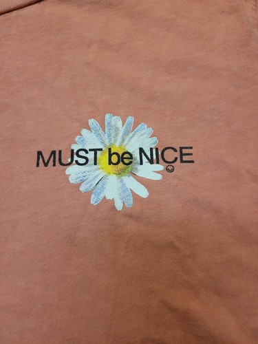 Rip N Dip Large T-Shirt "Must Be Nice" Tie-Dye Style, Cat In The Flower Design - Picture 3 of 9