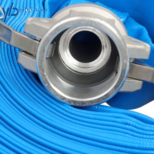 1,25 Zoll x 100 Fuß PVC Bewässerung Abflussschlauch mit Aluminium-Anschlüssen für Pools - Bild 9 von 15