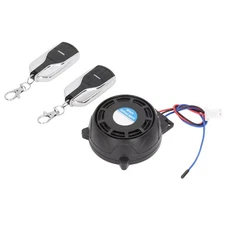 Waterproof Motorcycle Security Alarm System 12V Anti Theft 2 Remote Control