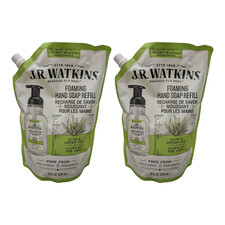 2 x J.R. Watkins Foaming Hand Soap Refill Aloe and Green Tea,  28 fl oz each 0.79 per fl oz