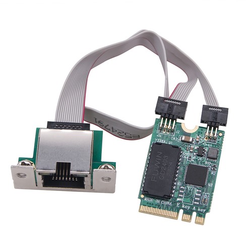 1 PC M.2 Key A+E 2.5G Gigabit Ethernet Network Lan Card RTL8125B Chipset - Afbeelding 2 van 8
