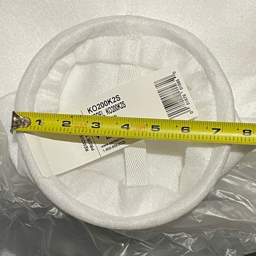 7-1/8 Zoll Durchmesser Pentair Pentek Filterbeutel KO200K2S-75, Größe #2, 200 Mikron, Stck 20 - Bild 5 von 6