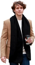 Men Winter Scarf Soft Warm Long Cashmere Feel Scarves