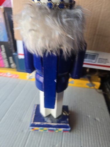 Wooden Sailor Nutcracker Nautical Holding Ship And Lifesaver - Picture 7 of 10