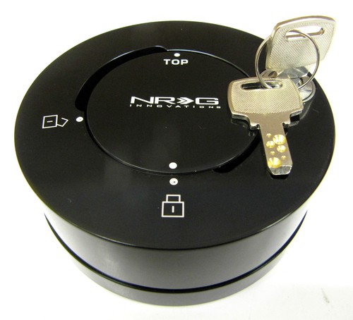 NRG Steering Wheel Quick Release Quick Lock Shine Black SRK-101BK - Picture 3 of 5