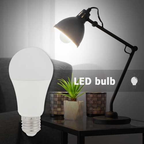 LED Sensor Light Bulb E27 Dusk to Dawn Lighting Bulbs (12W Cool White) AU - Picture 7 of 9