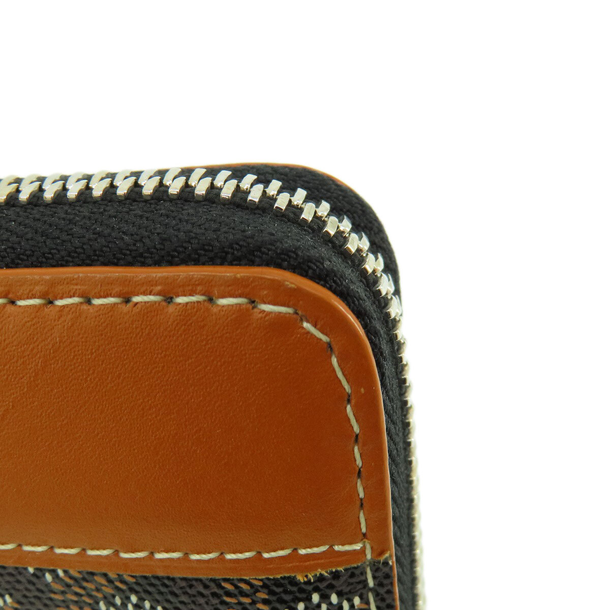 GOYARD Long wallet (with coin pocket) Zip GM herringbone
