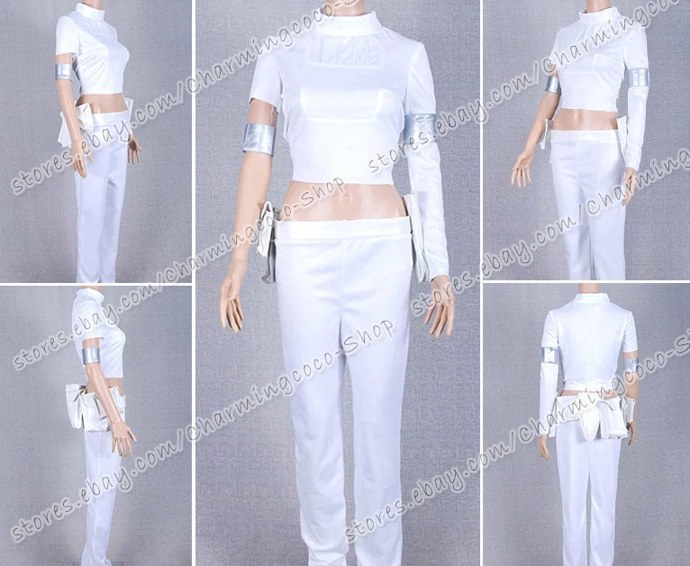 eterno tapa Tomar represalias Star Wars Padmé Padme Amidala Cosplay Costume White Fight Uniform For Halloween | eBay eterno tapa Tomar represalias Star Wars Padmé Padme Amidala Cosplay Costume White Fight Uniform For Halloween | eBay