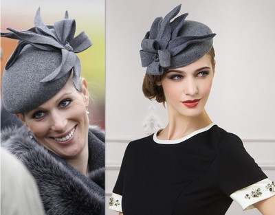 Lawliet Womens 1940s Wool Felt Tam Casque Beret Fascinator Hat A556