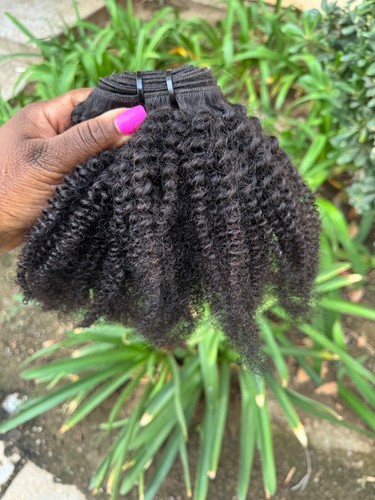 Afro Kinky Curly Mongolian Hair - Picture 3 of 8