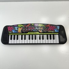 Electronic Keyboard Toys Kids Piano Music Tested And Working