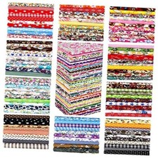 150 Pcs 4 x 4 Inch Flower Cotton Fabric Bundle Floral 10 x 10 cm Fat Squares