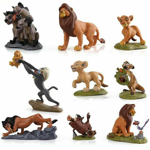 Der König der Löwen Figuren Sammlung Film Simba 9pcs Cake Topper Kinder Geschenk - Bild 2 von 6