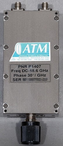 NEW ATM/Advanced Technical Materials PNR P1407 30°/GHz Phase Shifter DC-18.6GHz - Picture 1 of 7