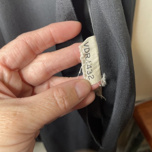 Towncraft Men's Trench Coat Black Removable Liner Missing Vintage Long 42R - Picture 5 of 11