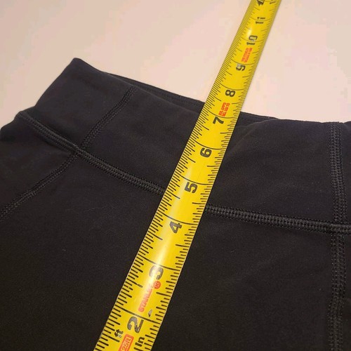 Athleta Girl Size XS/6 Black Stash Your Treasures Bike Shorts Nylon Pocket - Picture 4 of 8