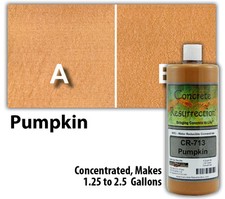 Professional Easy to Apply Water Based Concrete Stain - Pumpkin