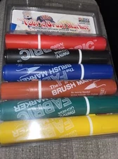 Marvy Fabric Brush Marker Set
