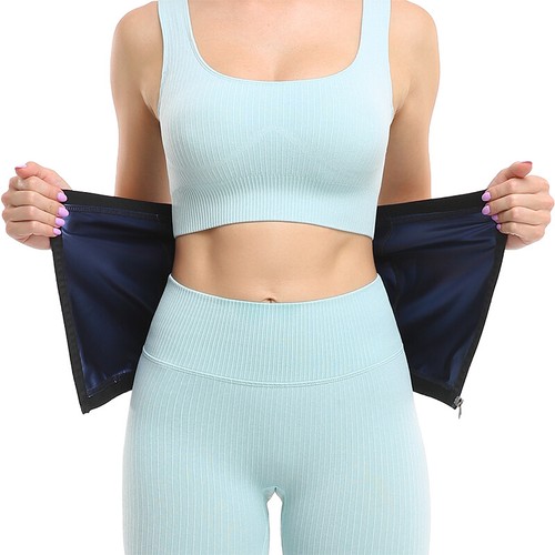 Waist Trimmer For Women Sauna Trainer Wrap Belt Sweat Weight Loss Stomach Shaper - Picture 9 of 21