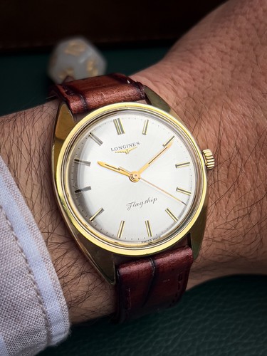 Orologio Longines Flagship 7911 Vintage Meccanico 35 Mm Longines 284 17 Jewels - Foto 6 di 21