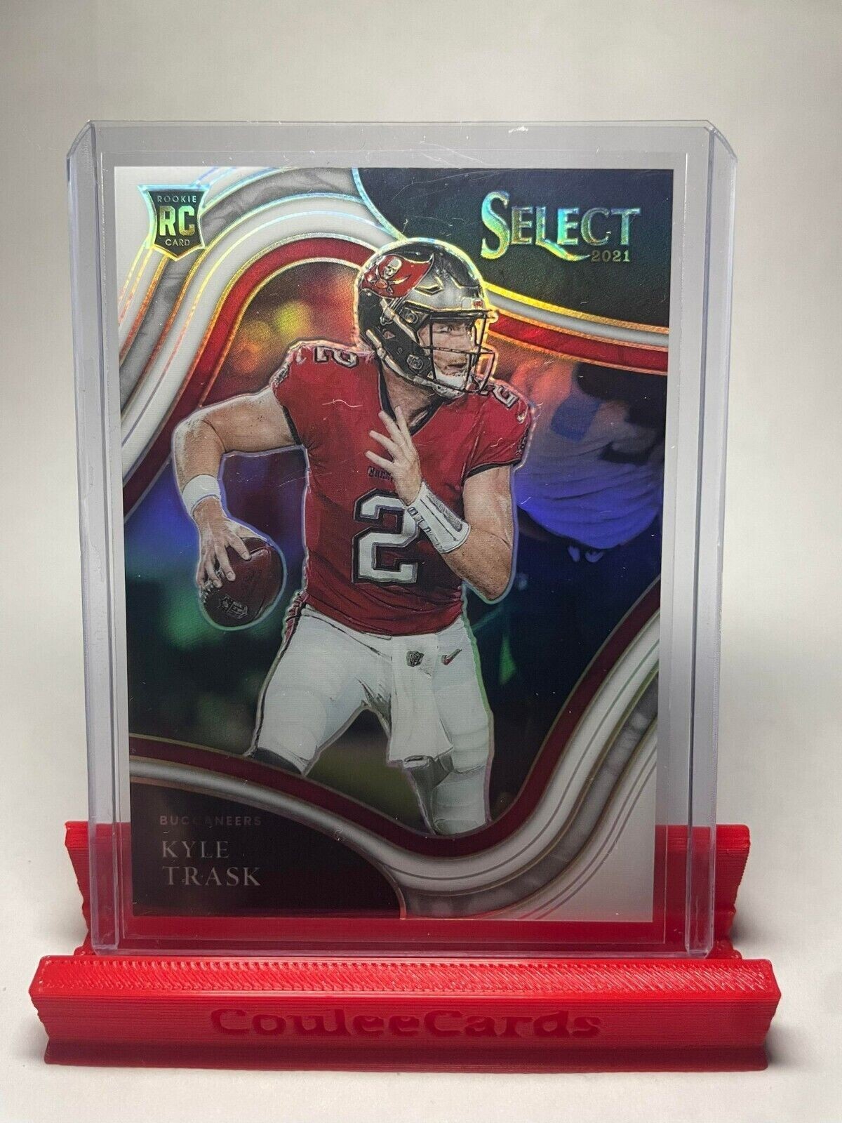 KYLE TRASK 2021 PANINI SELECT FIELD LEVEL #363 RC ROOKIE WHITE PRIZM /35