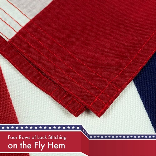 G128 Combo Pack: bandiera americana USA e bandiera Bolivia 3x5 piedi, entrambe stampate 150D poli - Foto 8 di 8