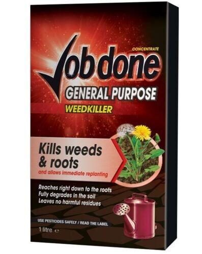 Job Done General Purpose Concentrate 90g/L Glyphosate Garden Weed Killer 1LT - Picture 1 of 1