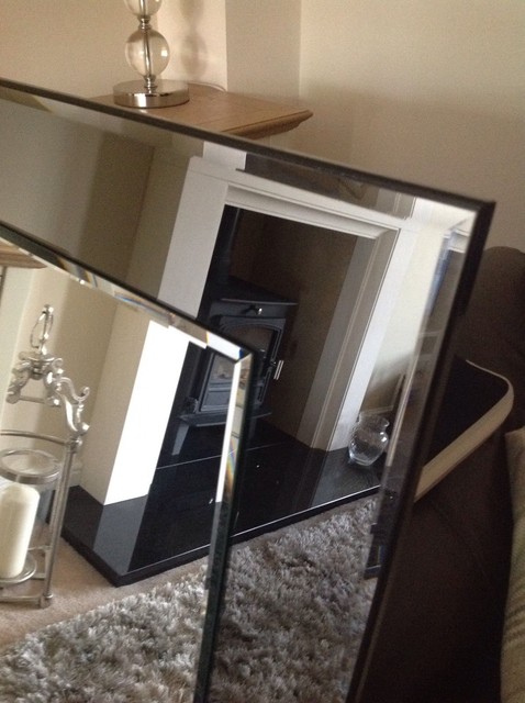 Marietta Wall Mirror John Lewis Grey Smoked Glass 101x75cm Marietta Wall Mirror John Lewis Grey
