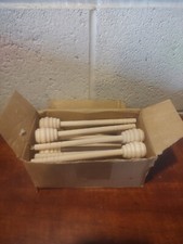 Wood Honey Dippers 6 Inch 20 Pc Honey Sticks for Honey Jar Jam NEW A2
