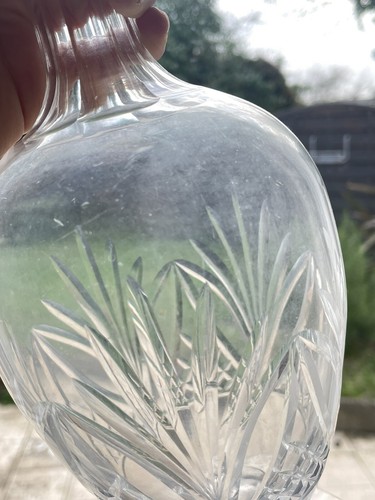 Grande carafe ancienne en cristal taillé dans le gout de Baccarat - Imagen 2 de 4
