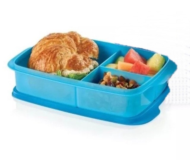 Tupperware LARGE RECTANGLE LUNCHIT DIVIDED DISH / CONTAINER UPICK