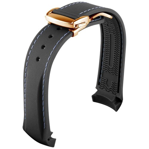 Rubber Watch Band Strap For Omega Seamaster Speedmaster 232 300 Aqua Terra Sport - Picture 33 of 53