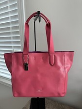NWT COACH F58660 Strawberry Brightred Derby Tote Bag