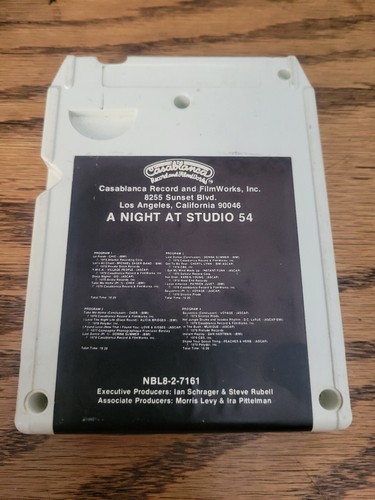 A Night At Studio 54-8 Track Tape - verschiedene Künstler - umgebaut getestet gebraucht Tanz - Bild 4 von 4