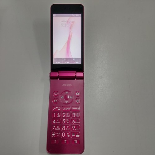 SHARP AQUOS SH-N01 SIM Free Flip Phone Red Japanese Model Unlocked USED from JPN - 第 2/7 張圖片